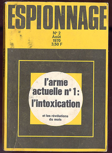 {18514} Espionnage N° 2   1970  " En Baisse " - Autres & Non Classés