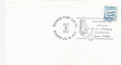 USA                         Cachet Spécial Sur Lettre                      09.10.1982 - USA