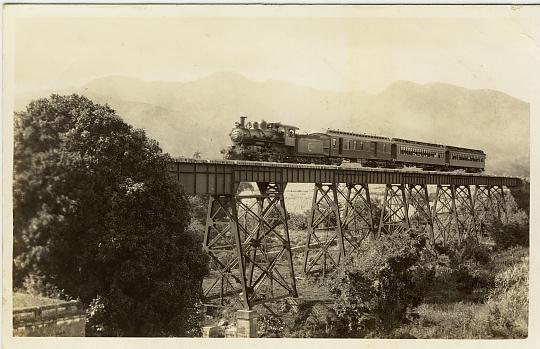 Carte Photo Train A Vapeur Region Trinidad - Trinidad