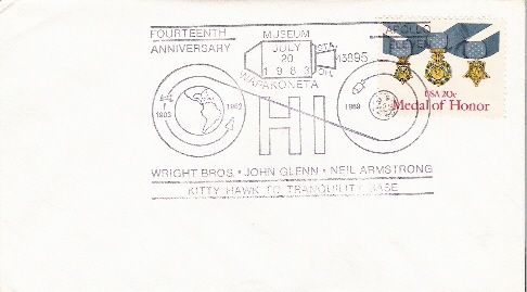 USA                         Cachet Spécial Sur Lettre                         20.07.1983 - United States