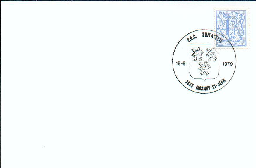 0388 - Carte Philatélique - Cob 1839 - Crédit Professionnel - Chiffre Sur Lion Héraldique Et Bandelette - 4,50 F - Cache - Autres & Non Classés
