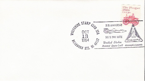 USA                         Cachet Spécial Sur Lettre                   13.10.1984 - Etats-Unis