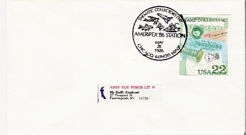 USA                         Cachet Spécial Sur Lettre                  28.05.1986 - Verenigde Staten