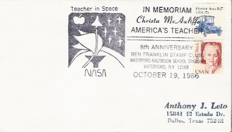USA        Cachet Spécial Sur Lettre 19.10.1986 - Estados Unidos