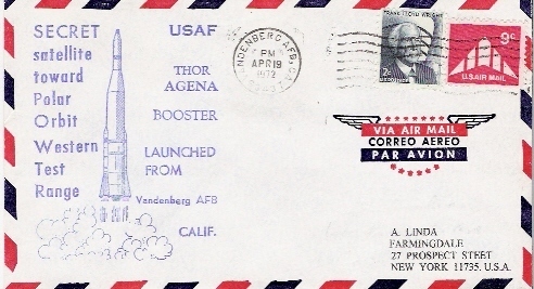 USA                            VANDENBERG.CA.                 19.04.1972 - United States