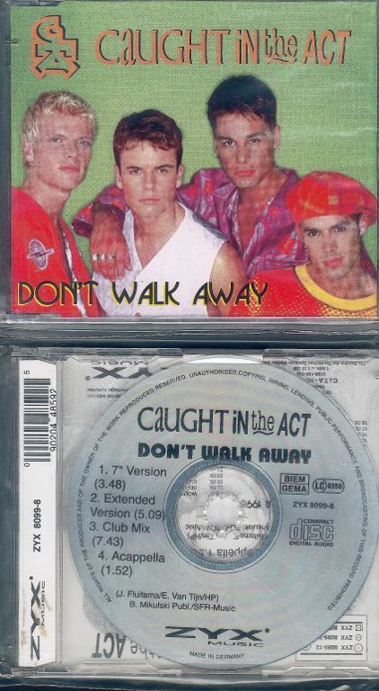 CD-CAUGHT IN THE ACT - DON'T WALK AWAY - Sonstige & Ohne Zuordnung