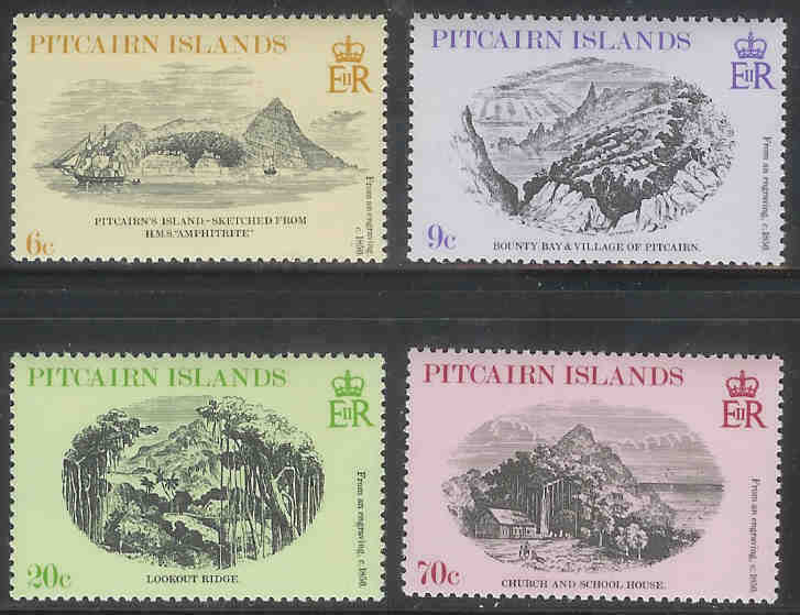 PITCAIRN 1979 MNH Stamp(s) Historical Views 184-187 #4739 - Other & Unclassified