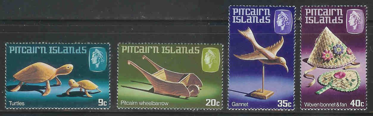 PITCAIRN 1980 MNH Stamp(s)  Handicrafts 197-200 #4743 - Other & Unclassified