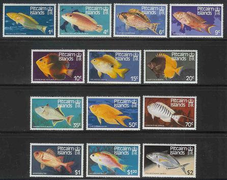 PITCAIRN 1984 MNH Stamp(s) Fishes 238-250 #4751 - Fishes