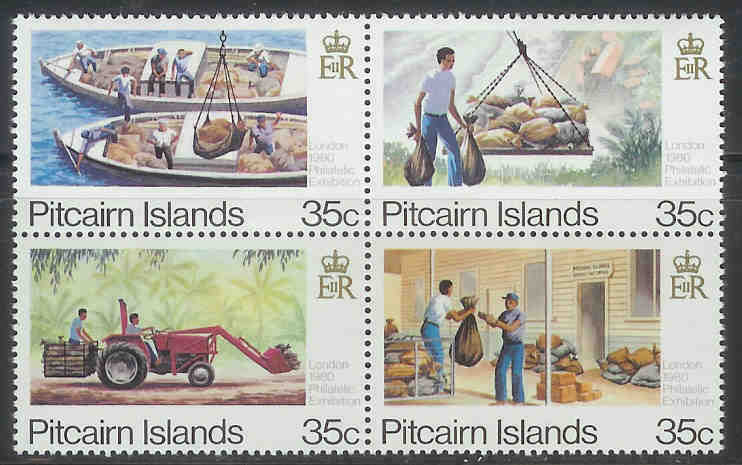 PITCAIRN 1979 MNH Stamp(s) London Exh. 192-195 #4741 - Philatelic Exhibitions