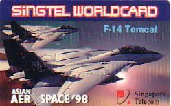 SINGAPOUR AVION DE CHASSE F14 TOMCAT 10$ SUPERBE RARE - Armee