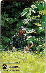 BRESIL SOLDAT EN AMAZONIE  20U - Army