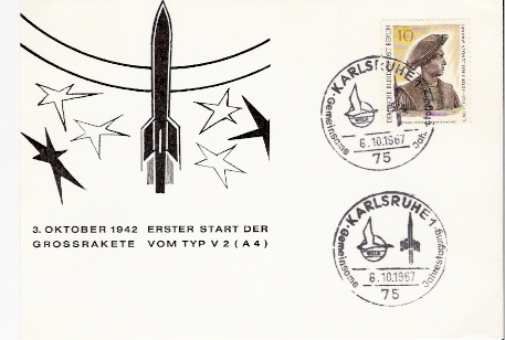 RFA                Cachet Spécial Sur Carte                                06.10.1967 - Europe