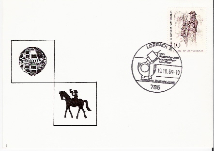 RFA                Cachet Spécial Sur Carte                              19.10.1969 - Europe