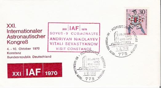 RFA                Cachet Spécial Sur Lettre                  09.10.1970 - Europe