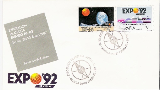 ESPAGNE                Cachet Spécial Sur LETTRE                  1987 - Europe