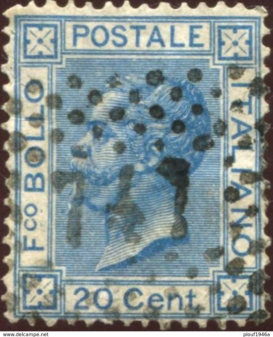 Pays : 247 (Italie : Victor-Emmanuel II)  Yvert Et Tellier N°:    23 (o) - Gebraucht