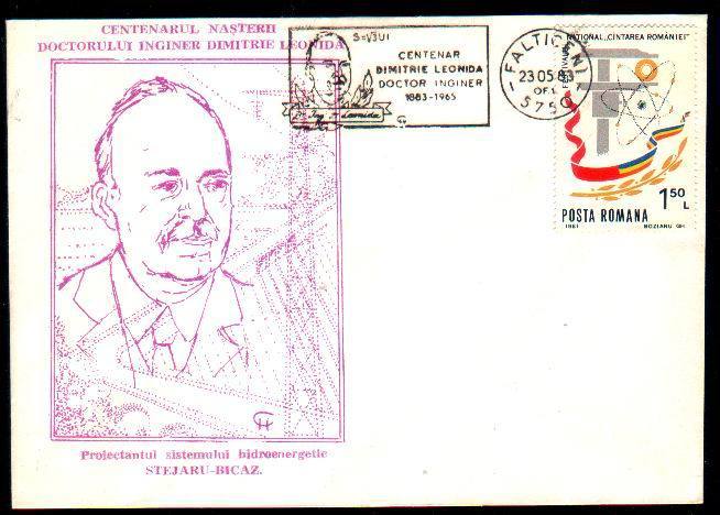 Romania 1983 Special Cover With Barrage. - Electricité