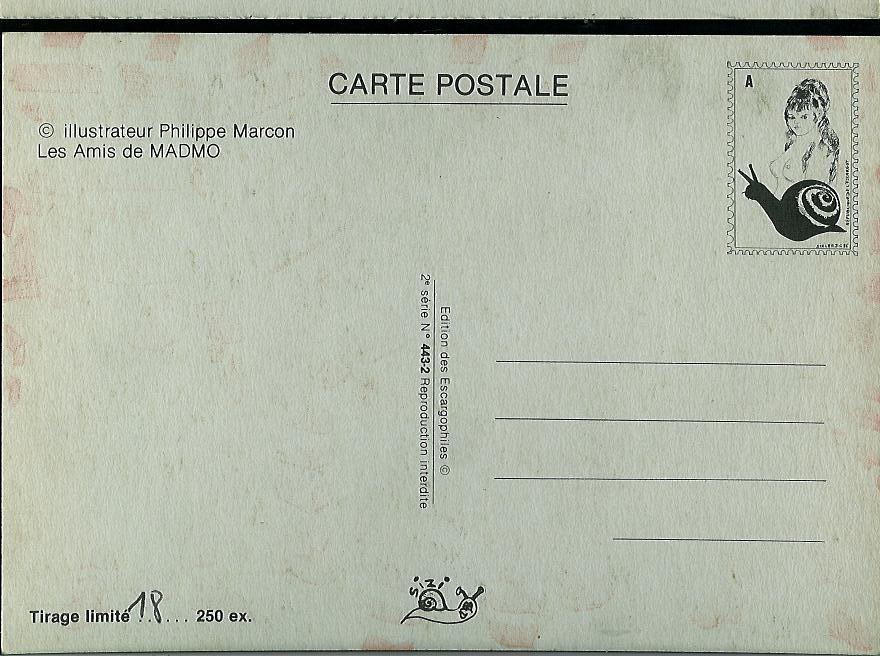 CP SIZI - N° 443.2 - ILLUSTRATEUR Philippe Marcon - Les Amis De MADMO - 1986 - 150 Exemplaires - Sizi