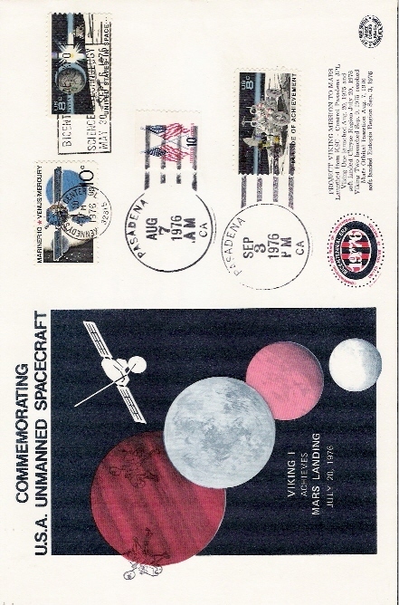 USA / KENNEDY SPACE CENTER Et PASADENA /  PROJET VIKING / 20.07./ 07.08. / 03.09.1976 - Stati Uniti