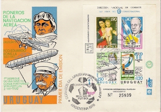 URUGUAY / Cachet Spécial Sur Lettre / 21.07.1977 - América Del Sur