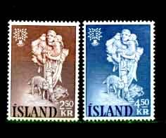 ISLANDE - Y.&T. - 299/300** - Cote 1,25 € - Réfugiés