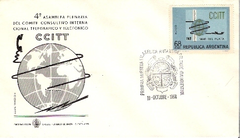 ARGENTINE / Cachet Sur Spécial Lettre /  19.10.1968 - Sud America