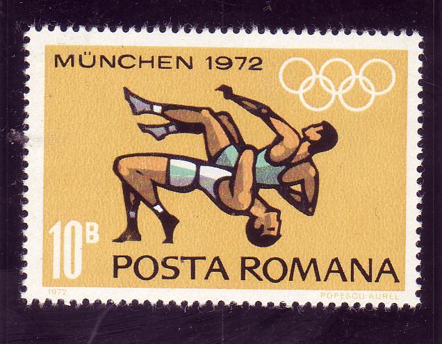 ROUMANIE    N°2688   * *  JO 1972  Lutte - Wrestling