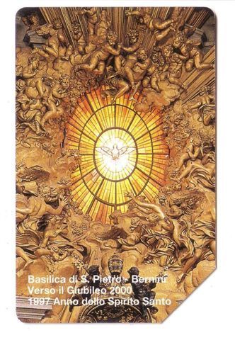 Vatican SCV 39  ( L.10.000 ) ** " BASILICA DI S.PIETRO BERNINI "  ** Tableaux - Religion Painting - Paintings - Vaticaanstad