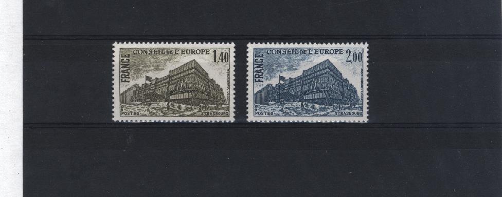 TIMBRES De SERVICE - 1980 - Conseil De L'Europe N°63-64 Neuf Sans Trace De Charniére Côte 2.25 Euros - Nuevos