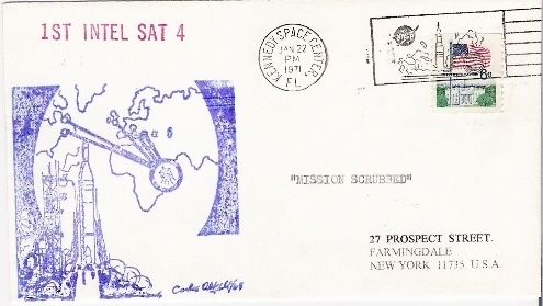 USA / KENNEDY SPACE CENTER / INTELSAT 4 / 22.01.1971 - Estados Unidos