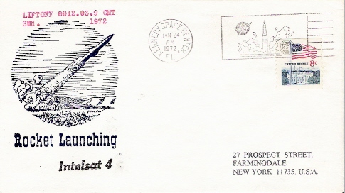 USA / KENNEDY SPACE CENTER / INTESAT 4 / 24.01.1972 - Estados Unidos