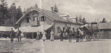 Au Col De Ste Marie - Entre Sain-t Dié Et Schletstadt       ( ... Etat - Attelage, Animation Et Restaurant M. Meyer ...) - Autres & Non Classés