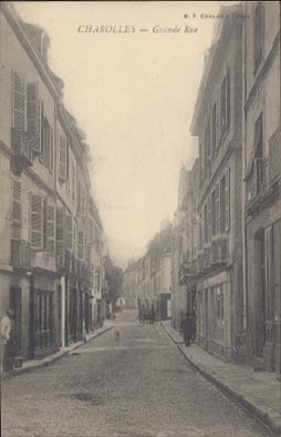 71 Charolles Grande Rue , Belle Carte Petite Animation - Charolles