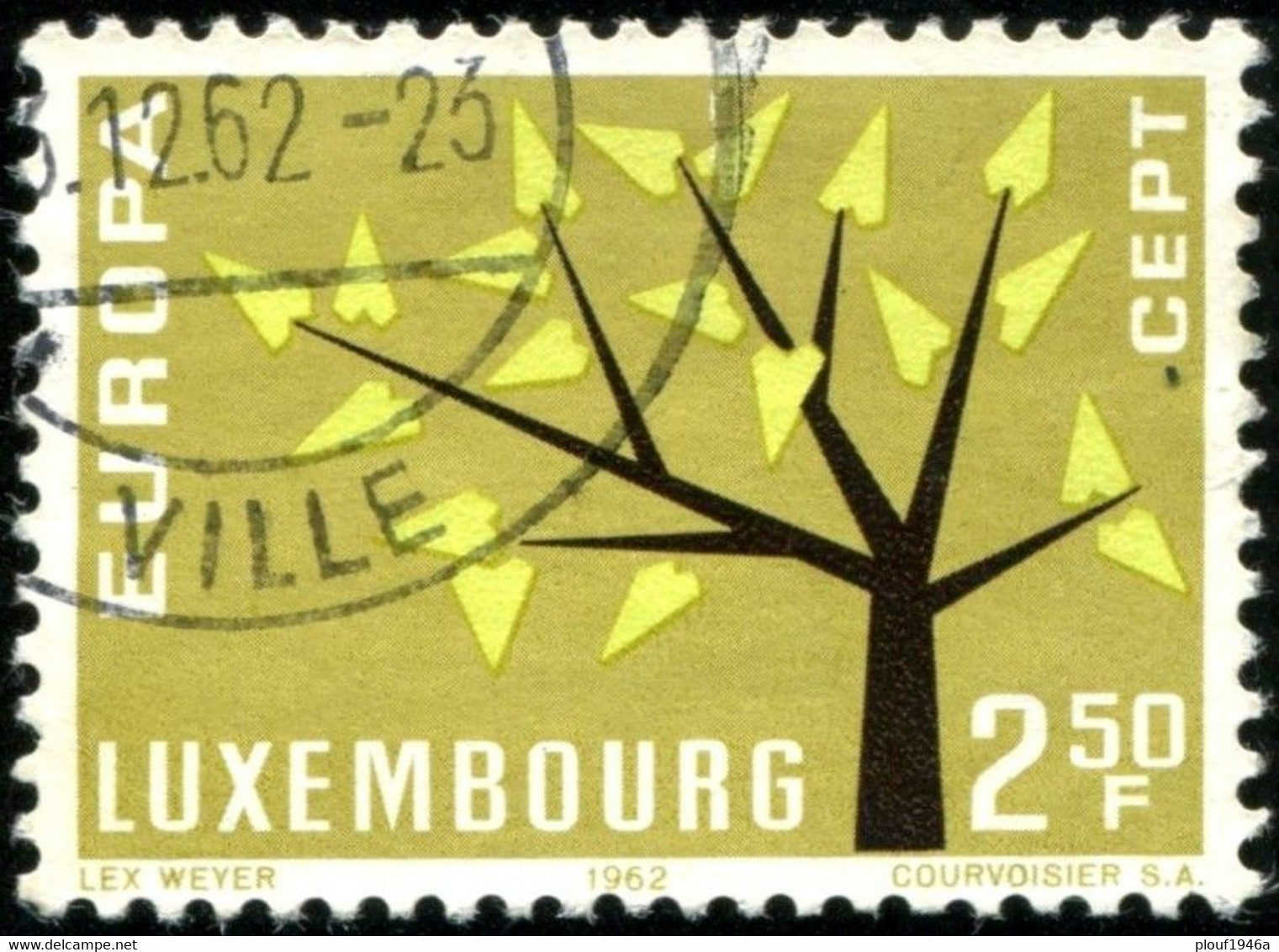 Pays : 286,04 (Luxembourg)  Yvert Et Tellier N° :   612 (o)  [EUROPA] - Gebruikt