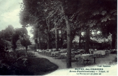 Hotel Des Chasses  Le Restaurant En Plein Air - Avon