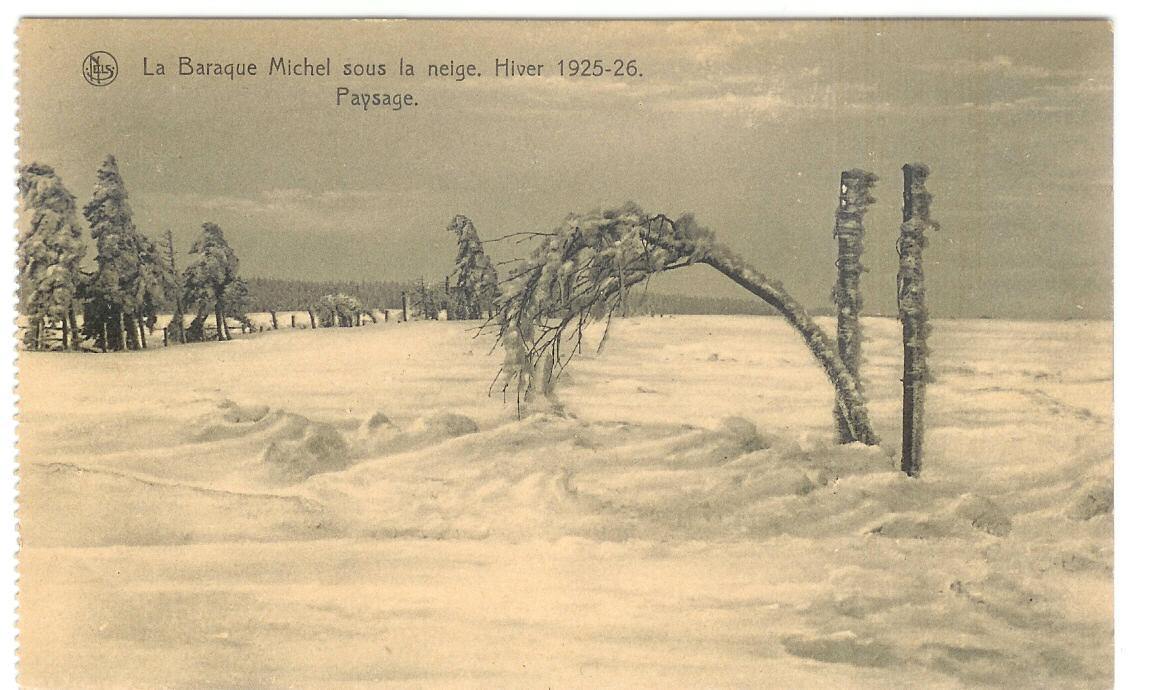 La Baraque Michel Sous La Neige - Hiver 1925-26 - Paysage (état Neuf) - Jalhay