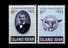 Ijsland Islande 1971 Yvertn° 408-09 *** MNH Cote 10 Euro - Neufs