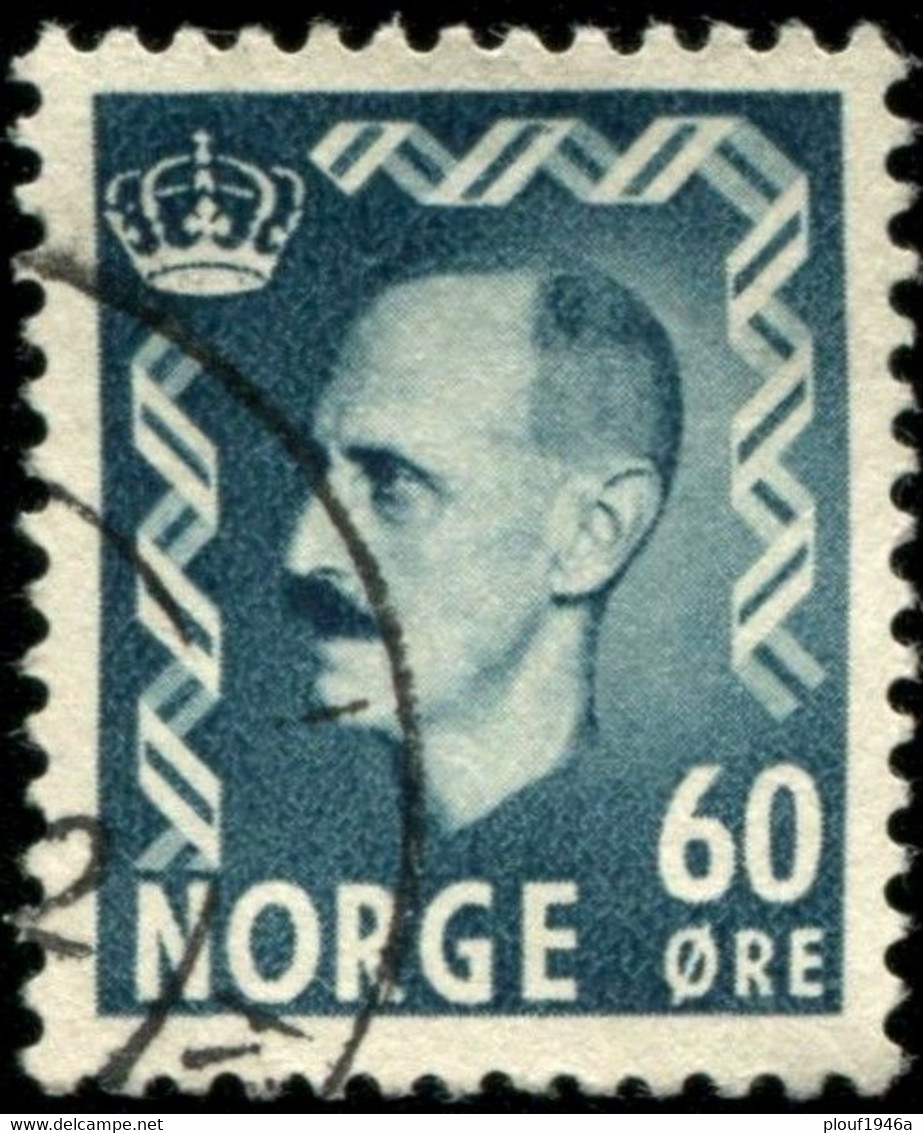 Pays : 352,02 (Norvège : Haakon VII)  Yvert Et Tellier N°:   330 B (o) - Gebraucht