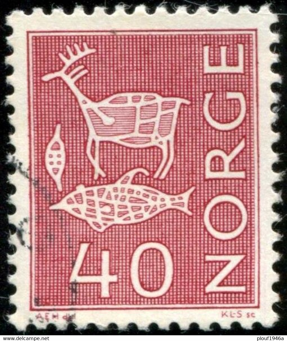 Pays : 352,03 (Norvège : Olav V)  Yvert Et Tellier N°:   442 A (o) - Used Stamps