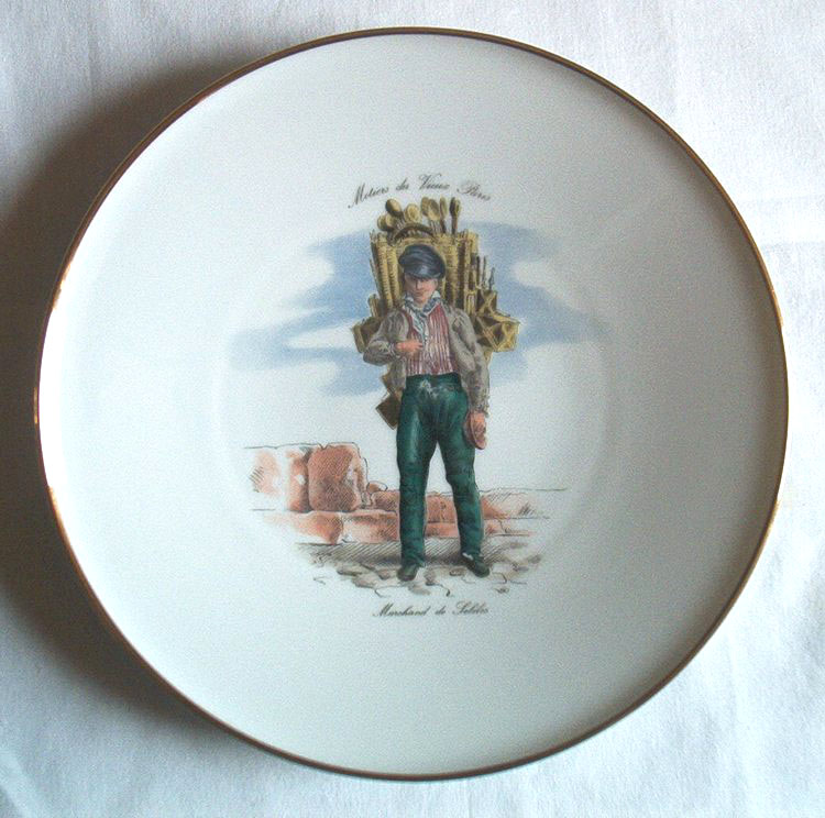 Metiers De Paris - Assiette Marchand De Sebiles - AS 996 - Other & Unclassified