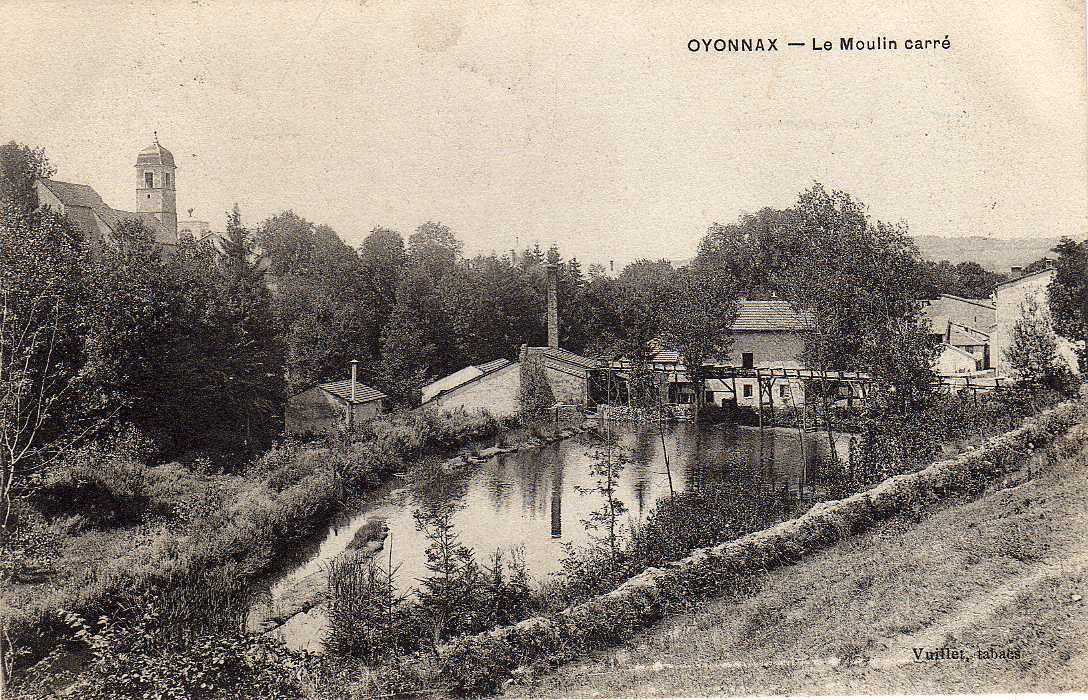 01 OYONNAX Moulin Carré, Ed Vuillet, 1910 - Oyonnax