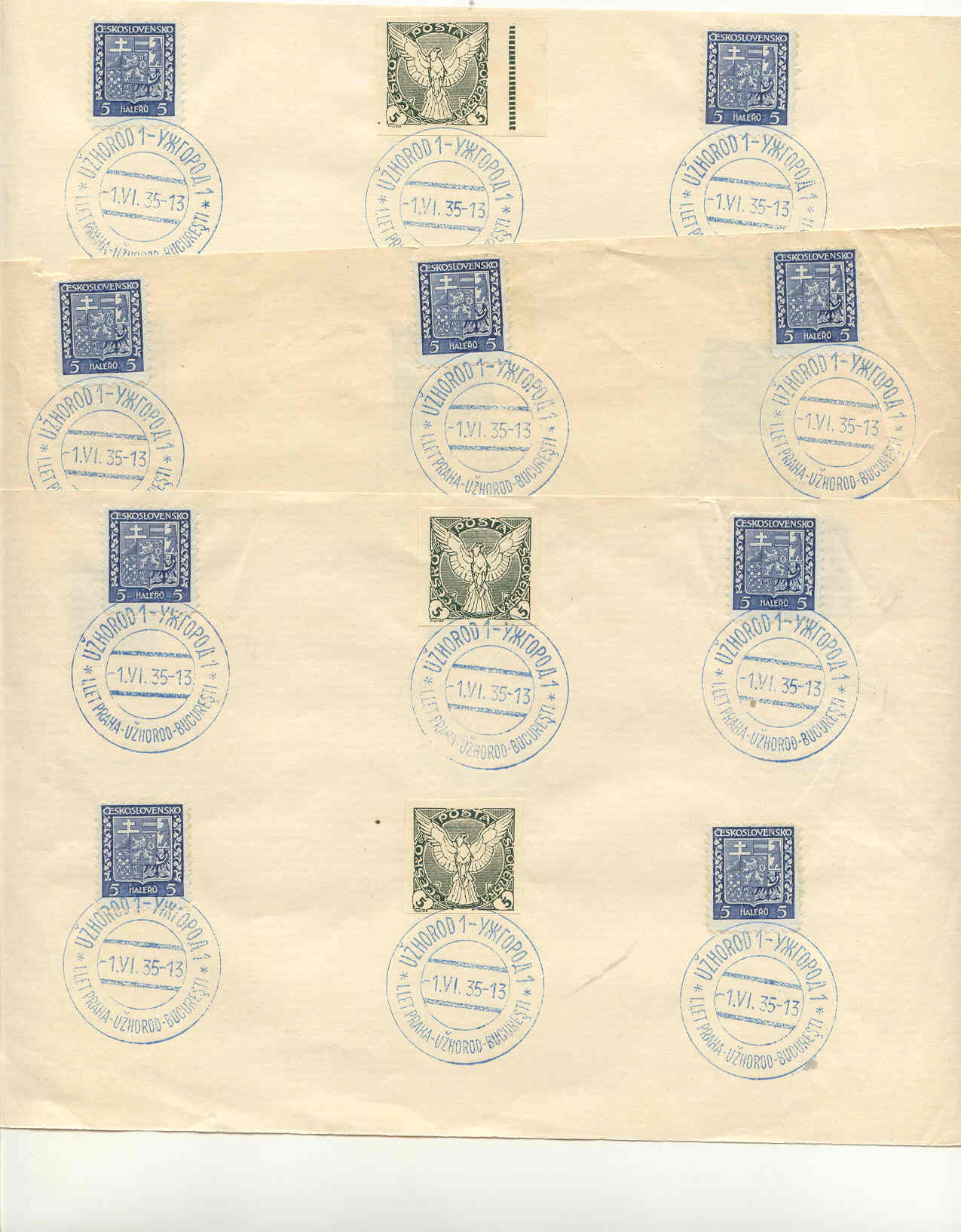 Stamps With Special Cancellation - Autres & Non Classés