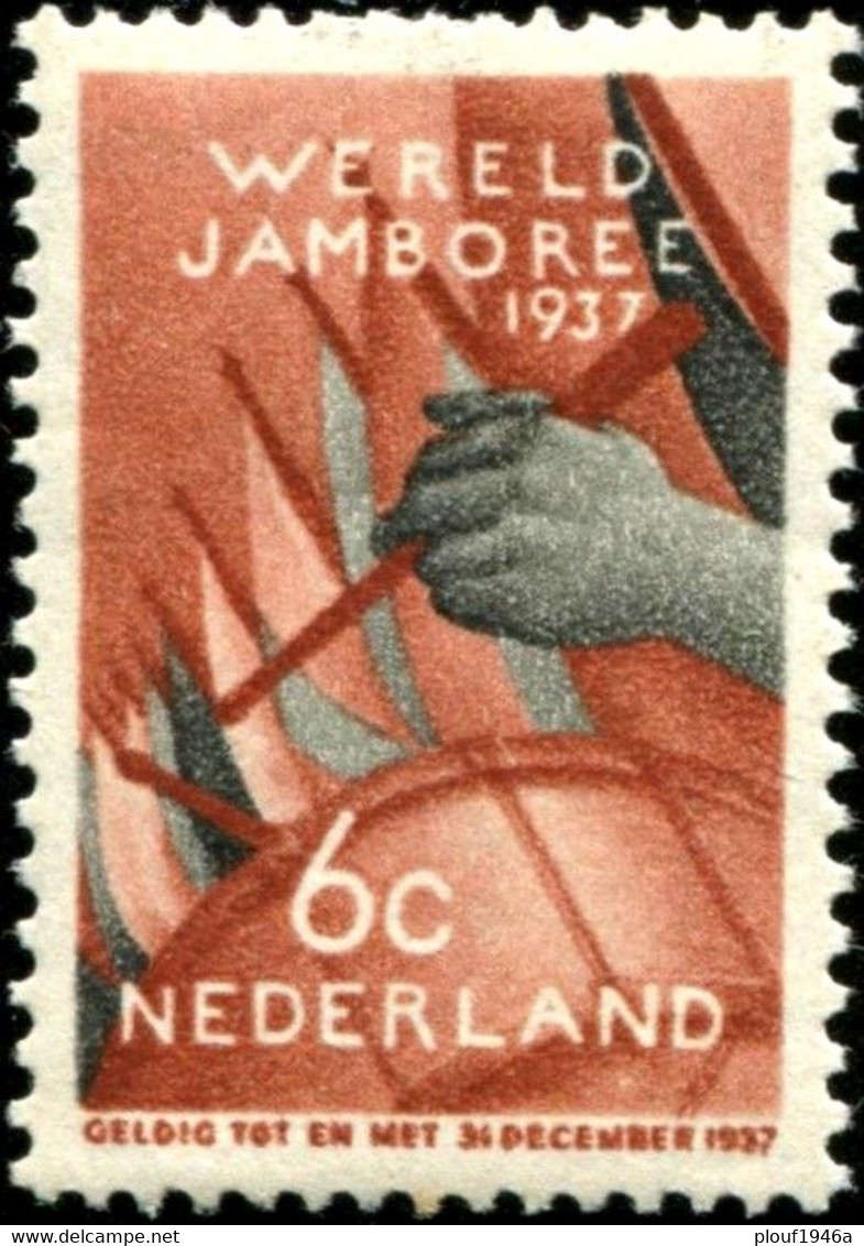 Pays : 384,01 (Pays-Bas : Wilhelmine)  Yvert Et Tellier N° : 293 (*)  [SCOUTISME] - Unused Stamps