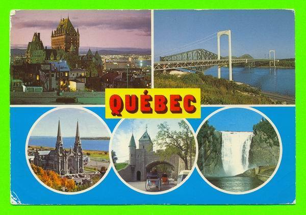QUÉBEC - 5 MULTIVUES - DISTRIBUTEUR J.C. RICARD INC - - Québec - La Cité