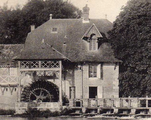 27 FOURGES Le Moulin, Moulin à Eau, Trés Jolie Carte, Roue à Aube Extérieure, Ed Lavergne, 1916 - Fourges