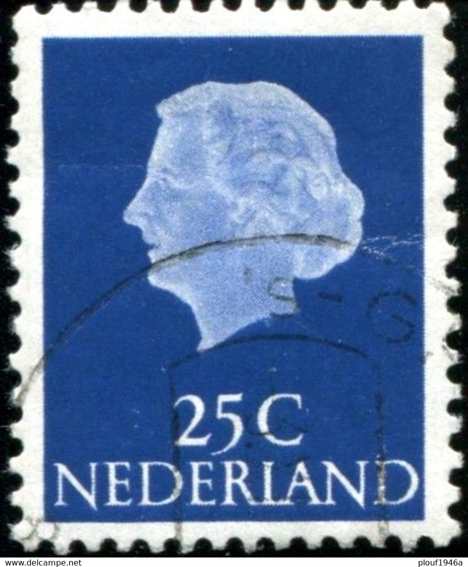 Pays : 384,02 (Pays-Bas : Juliana)  Yvert Et Tellier N° :   603 A (o)  Phosphorescent - Used Stamps