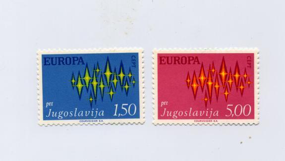 Yougoslavie N° 1343 Et 1344 Europa 1972 - 1972