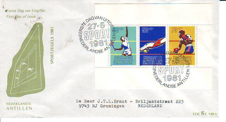 Nederlandse Antillen (A1702) - Tennis