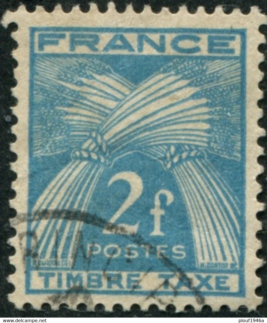 Pays : 189,06 (France : 4e République)  Yvert Et Tellier N° : Tx   82 (o) - 1859-1959 Oblitérés